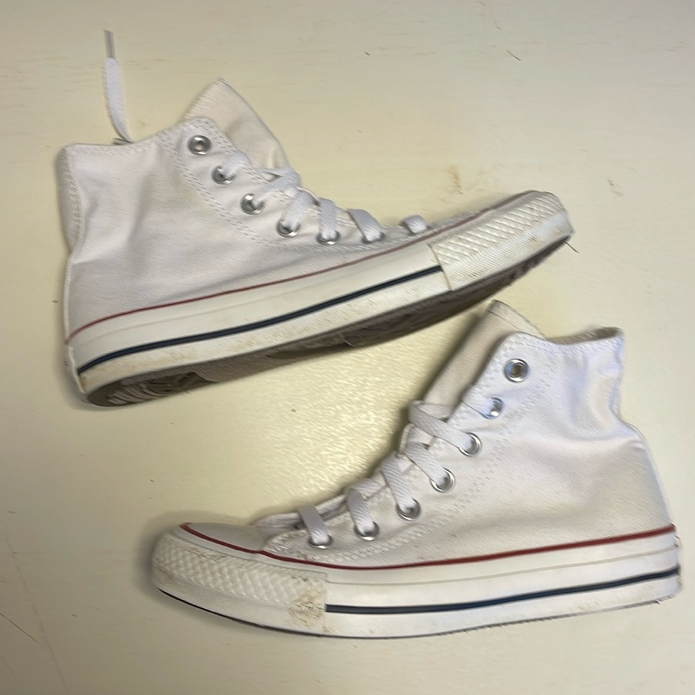 Converse high white